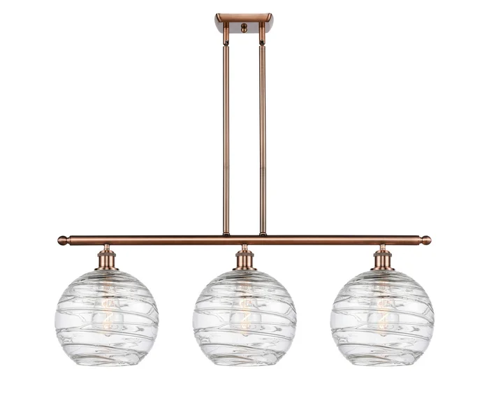 Ballston LED Island Pendant in Antique Copper (405|516-3I-AC-G1213-10-LED)