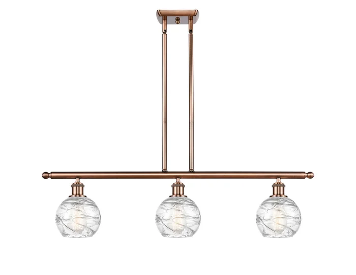 Ballston LED Island Pendant in Antique Copper (405|516-3I-AC-G1213-6-LED)