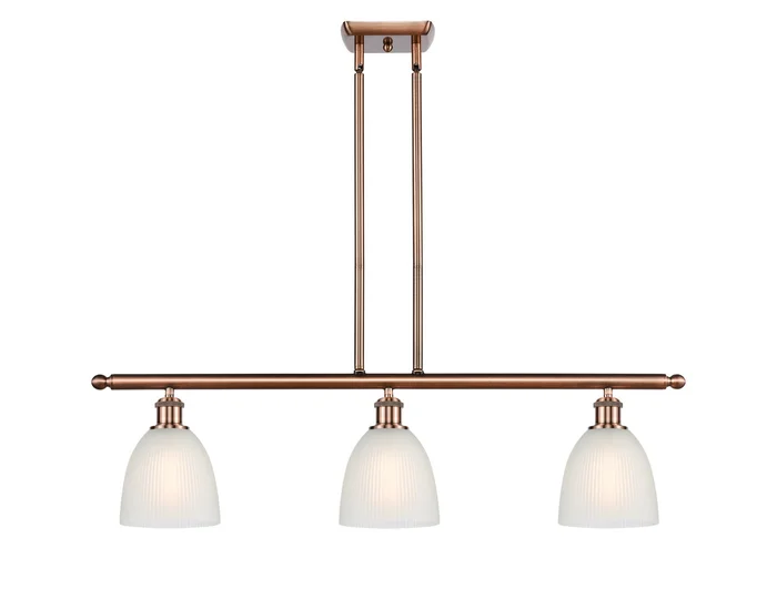 Ballston LED Island Pendant in Antique Copper (405|516-3I-AC-G381-LED)