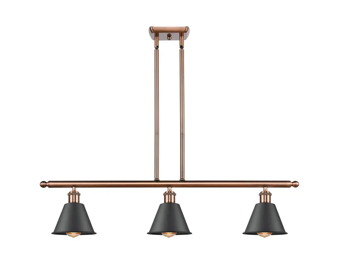 Ballston LED Island Pendant in Antique Copper (405|516-3I-AC-M8)