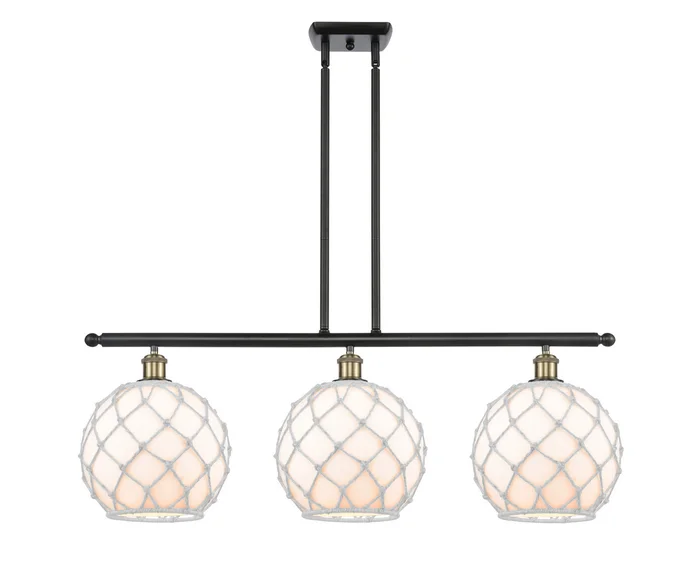 Ballston LED Island Pendant in Black Antique Brass (405|516-3I-BAB-G121-10RW-LED)