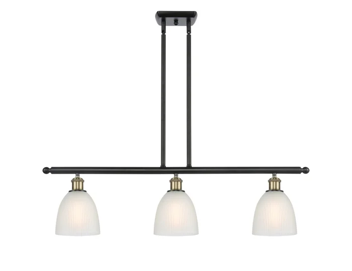 Ballston LED Island Pendant in Black Antique Brass (405|516-3I-BAB-G381-LED)