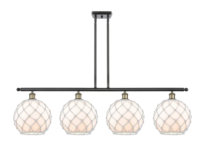 Ballston LED Island Pendant in Black Antique Brass (405|516-4I-BAB-G121-10RW-LED)