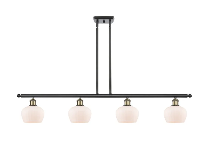Ballston LED Island Pendant in Black Antique Brass (405|516-4I-BAB-G91-LED)