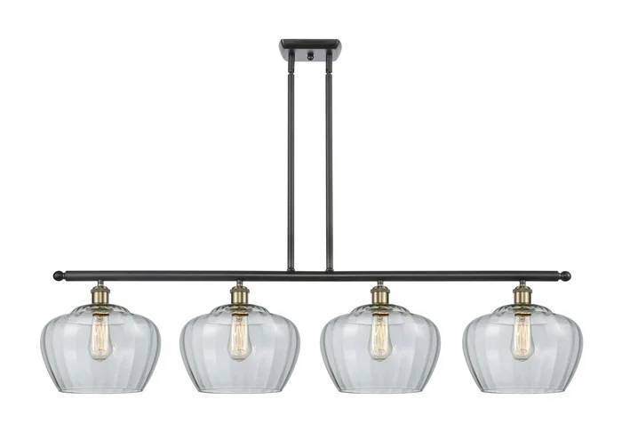 Ballston LED Island Pendant in Black Antique Brass (405|516-4I-BAB-G92-L-LED)