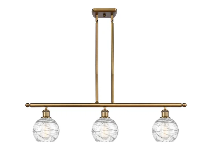 Ballston LED Island Pendant in Brushed Brass (405|516-3I-BB-G1213-6-LED)