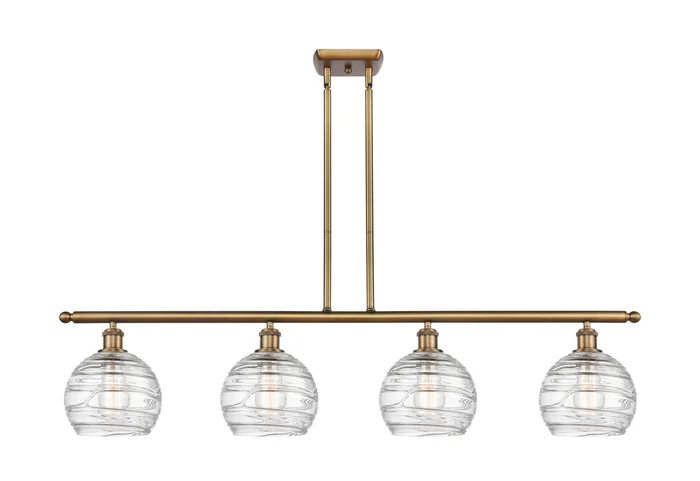 Ballston LED Island Pendant in Brushed Brass (405|516-4I-BB-G1213-8-LED)