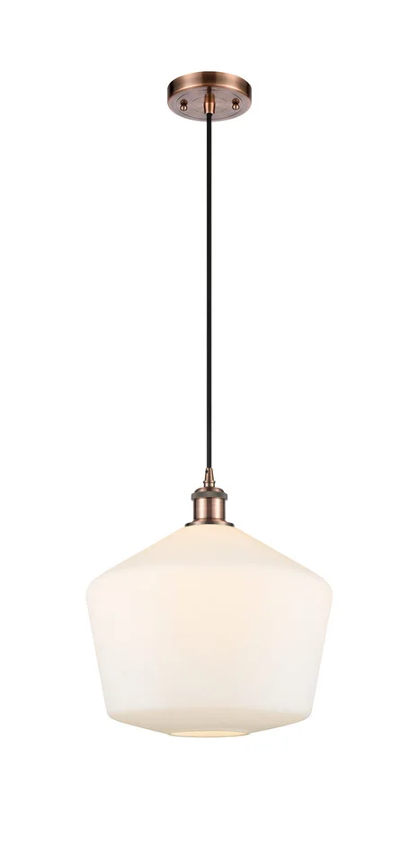 Ballston LED Mini Pendant in Antique Copper (405|516-1P-AC-G651-12-LED)