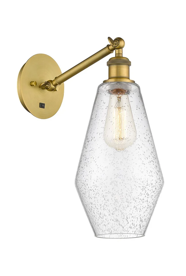 Ballston LED Wall Sconce in Brushed Brass (405|317-1W-BB-G654-7-LED)