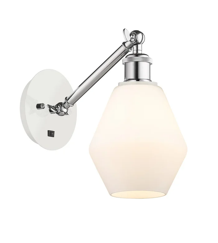 Ballston LED Wall Sconce in White Polished Chrome (405|317-1W-WPC-G651-6-LED)