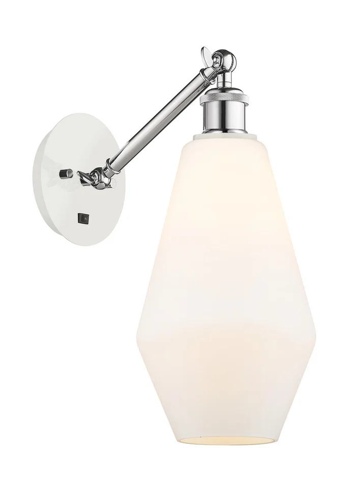 Ballston LED Wall Sconce in White Polished Chrome (405|317-1W-WPC-G651-7-LED)