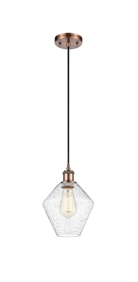 Ballston One Light Mini Pendant in Antique Copper (405|516-1P-AC-G654-8)