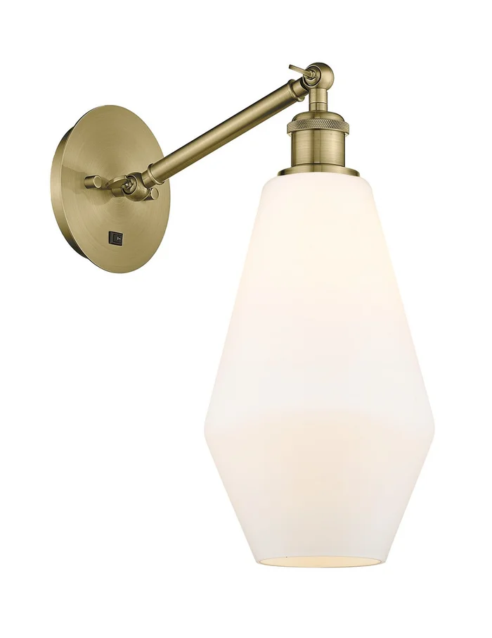 Ballston One Light Wall Sconce in Antique Brass (405|317-1W-AB-G651-7)