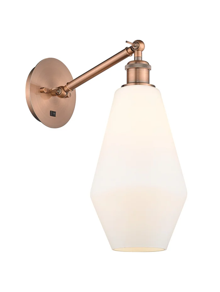 Ballston One Light Wall Sconce in Antique Copper (405|317-1W-AC-G651-7)