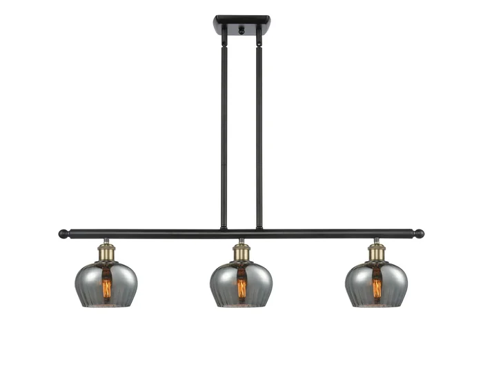 Ballston Three Light Island Pendant in Black Antique Brass (405|516-3I-BAB-G93)