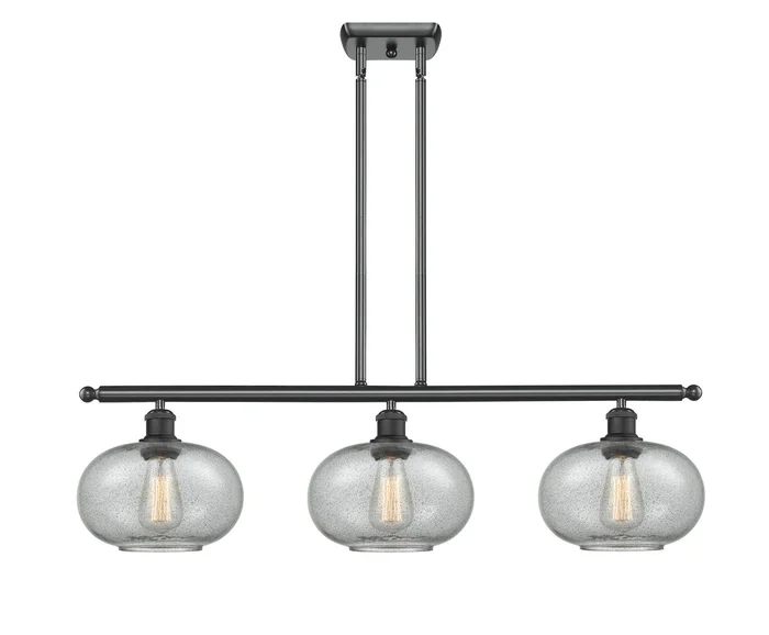 Ballston Three Light Island Pendant in Matte Black (405|516-3I-BK-G247)