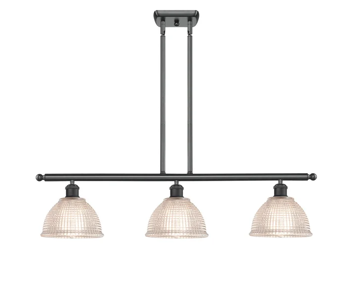 Ballston Three Light Island Pendant in Matte Black (405|516-3I-BK-G422)