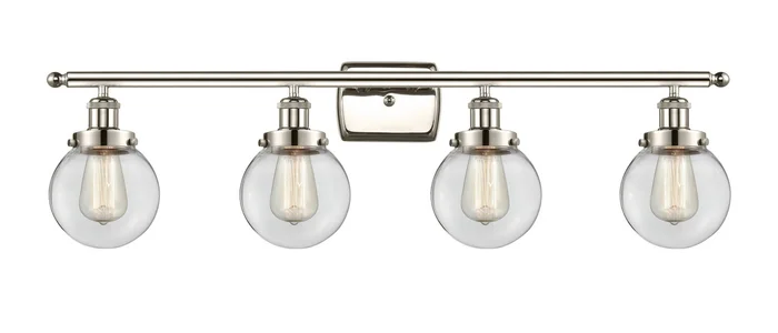 Ballston Urban LED Bath Vanity in Polished Nickel (405|916-4W-PN-G202-6-LED)