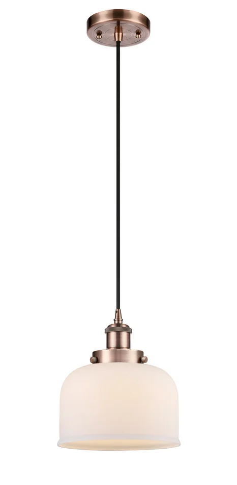 Ballston Urban LED Mini Pendant in Antique Copper (405|916-1P-AC-G71-LED)