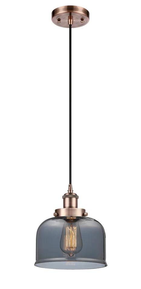 Ballston Urban LED Mini Pendant in Antique Copper (405|916-1P-AC-G73-LED)