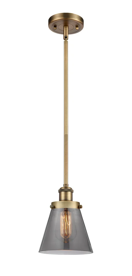 Ballston Urban LED Mini Pendant in Brushed Brass (405|916-1S-BB-G63-LED)