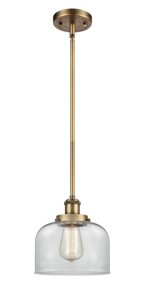 Ballston Urban LED Mini Pendant in Brushed Brass (405|916-1S-BB-G72-LED)