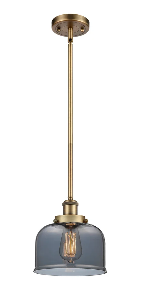 Ballston Urban LED Mini Pendant in Brushed Brass (405|916-1S-BB-G73-LED)