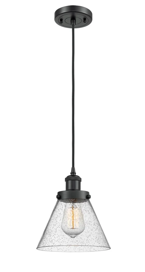 Ballston Urban LED Mini Pendant in Matte Black (405|916-1P-BK-G44-LED)