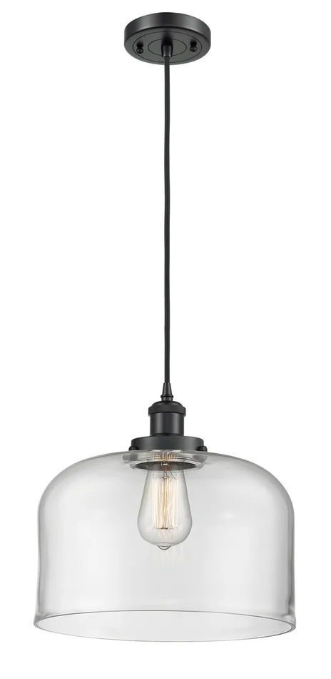 Ballston Urban LED Mini Pendant in Matte Black (405|916-1P-BK-G72-L-LED)