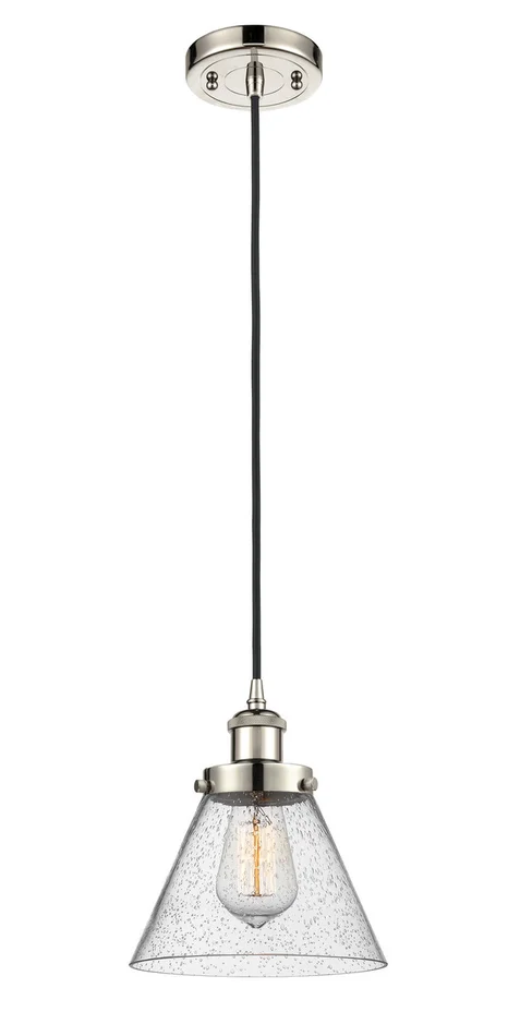Ballston Urban LED Mini Pendant in Polished Nickel (405|916-1P-PN-G44-LED)