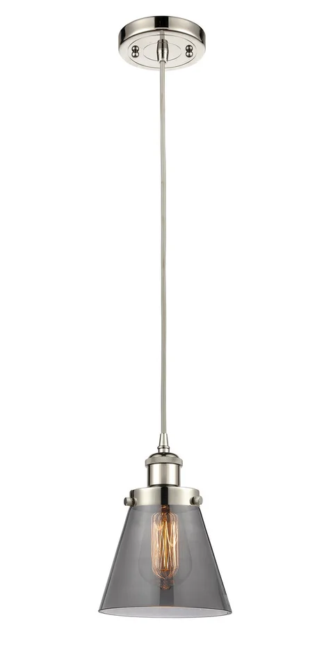 Ballston Urban LED Mini Pendant in Polished Nickel (405|916-1P-PN-G63-LED)