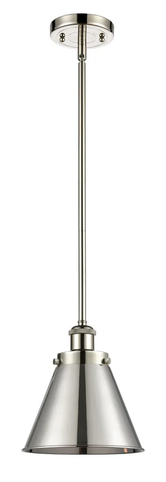 Ballston Urban LED Mini Pendant in Polished Nickel (405|916-1S-PN-M13-PN-LED)