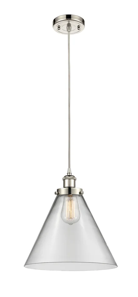 Ballston Urban LED Pendant in Polished Nickel (405|916-1P-PN-G42-L-LED)