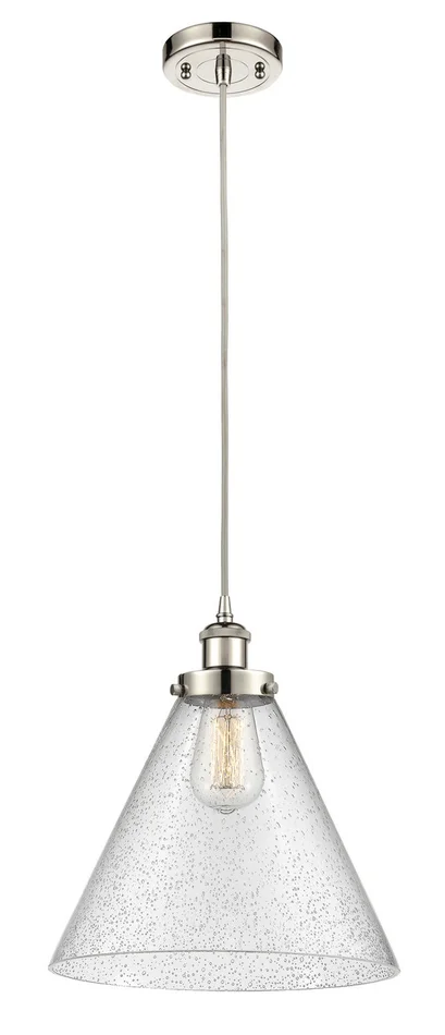 Ballston Urban LED Pendant in Polished Nickel (405|916-1P-PN-G44-L)