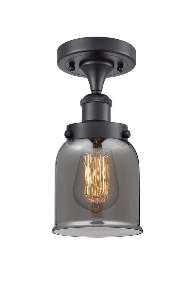 Ballston Urban LED Semi-Flush Mount in Matte Black (405|916-1C-BK-G53-LED)