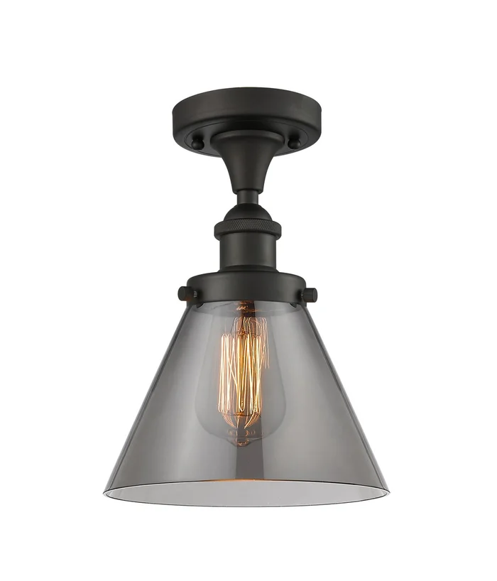 Ballston Urban LED Semi-Flush Mount in Oil Rubbed Bronze (405|916-1C-OB-G43-LED)