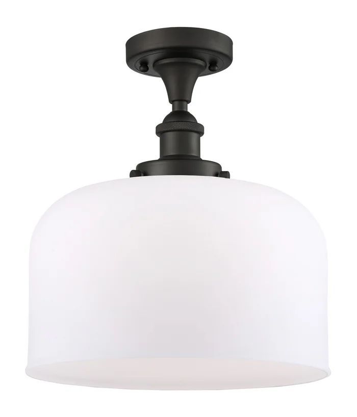 Ballston Urban LED Semi-Flush Mount in Oil Rubbed Bronze (405|916-1C-OB-G71-L-LED)