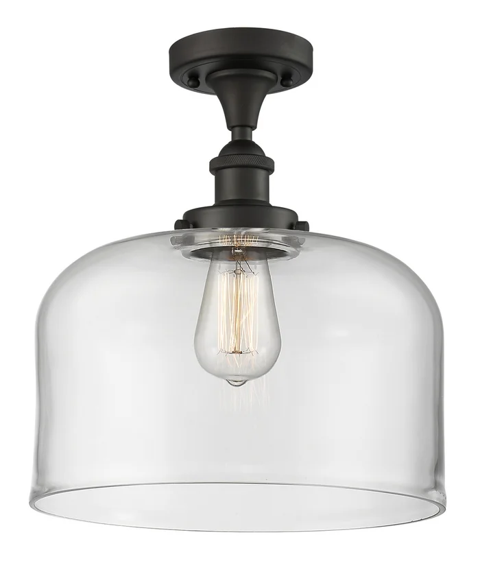 Ballston Urban LED Semi-Flush Mount in Oil Rubbed Bronze (405|916-1C-OB-G72-L-LED)