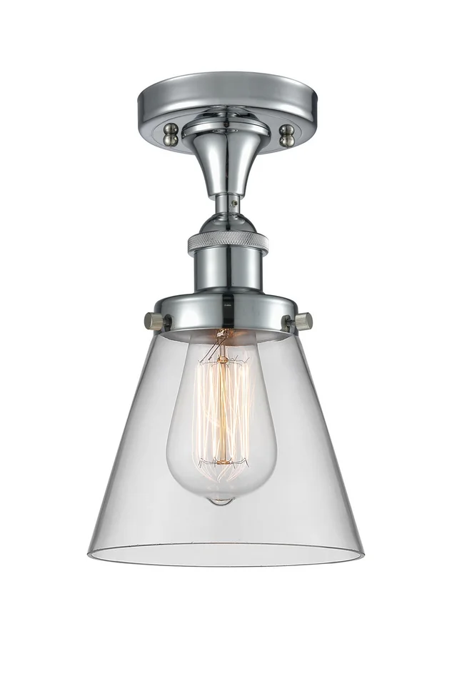 Ballston Urban LED Semi-Flush Mount in Polished Chrome (405|916-1C-PC-G62-LED)