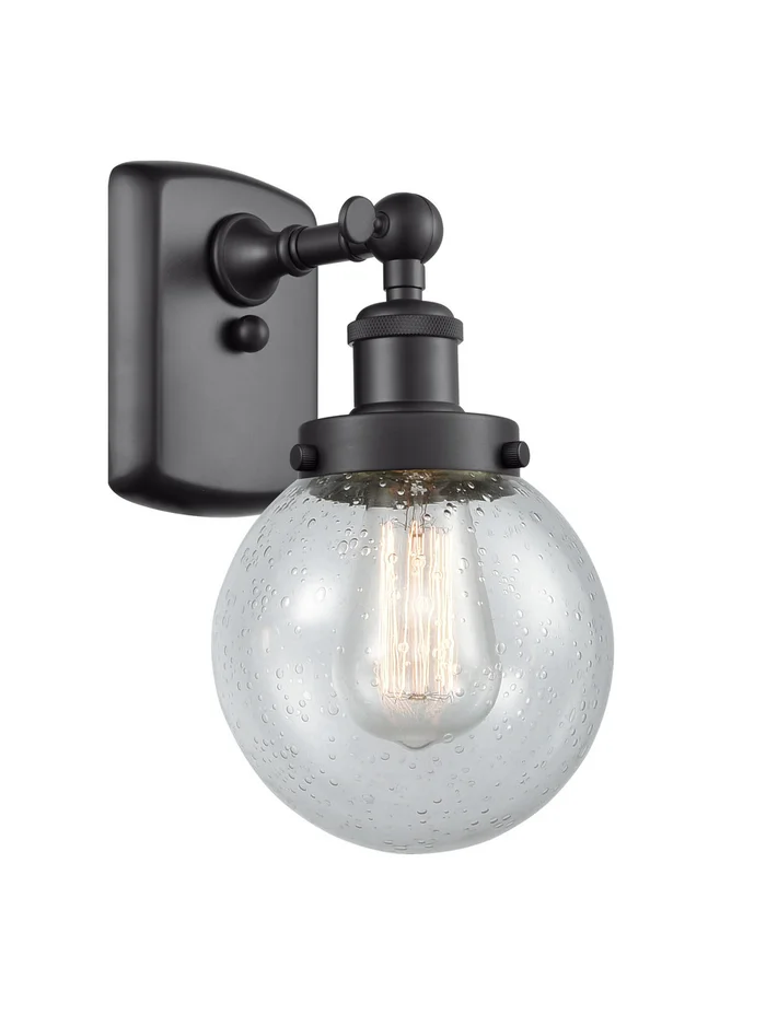Ballston Urban LED Wall Sconce in Matte Black (405|916-1W-BK-G204-6-LED)