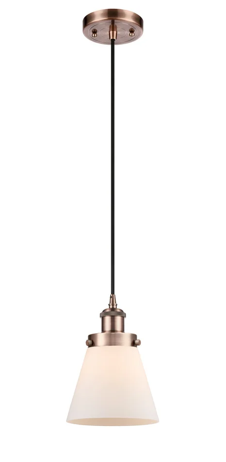 Ballston Urban One Light Mini Pendant in Antique Copper (405|916-1P-AC-G61)