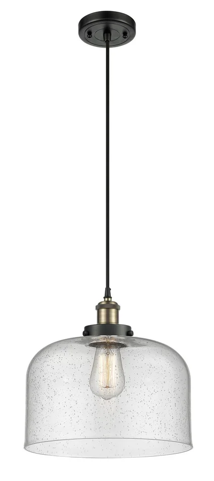 Ballston Urban One Light Mini Pendant in Black Antique Brass (405|916-1P-BAB-G74-L)