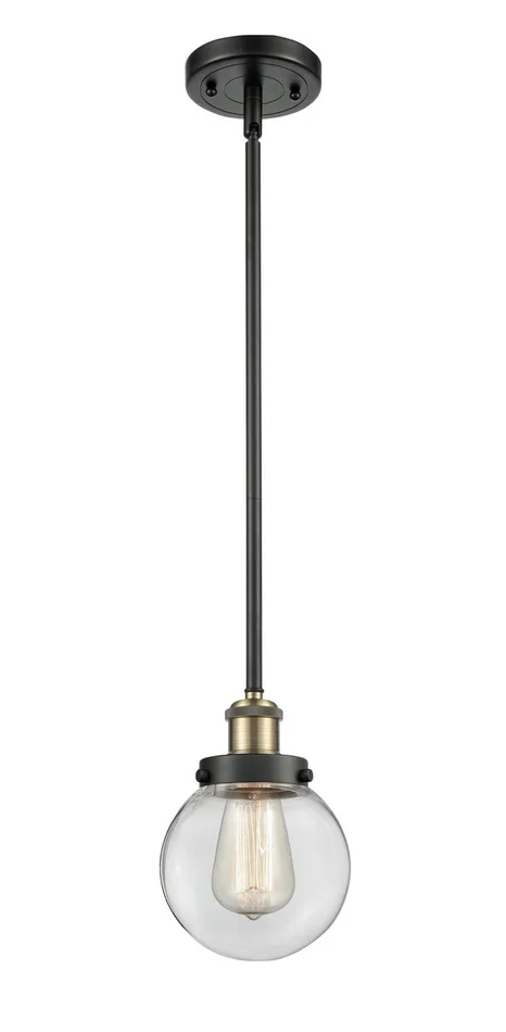 Ballston Urban One Light Mini Pendant in Black Antique Brass (405|916-1S-BAB-G202-6)
