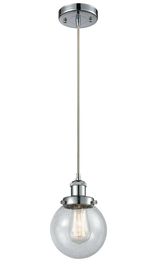 Ballston Urban One Light Mini Pendant in Polished Chrome (405|916-1P-PC-G204-6)