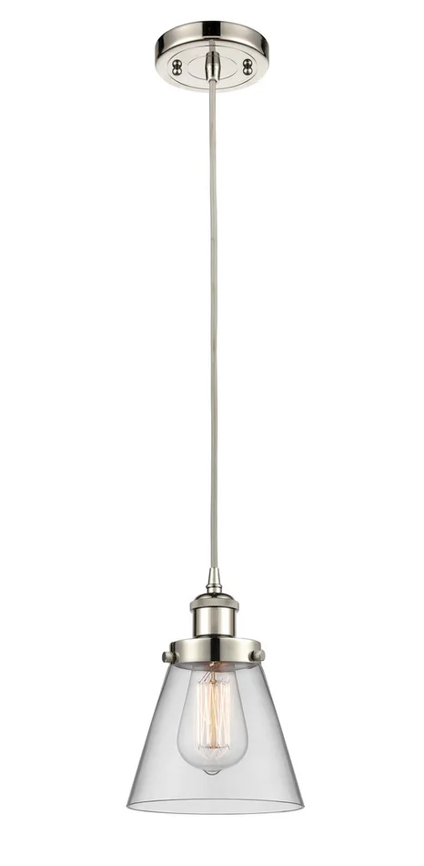 Ballston Urban One Light Mini Pendant in Polished Nickel (405|916-1P-PN-G62)