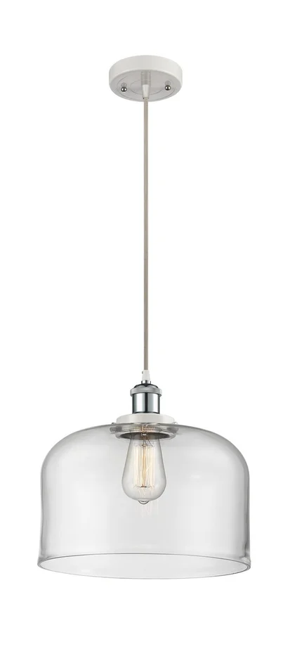 Ballston Urban One Light Mini Pendant in White Polished Chrome (405|916-1P-WPC-G72-L)
