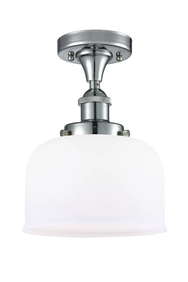 Ballston Urban One Light Semi-Flush Mount in Polished Chrome (405|916-1C-PC-G71)
