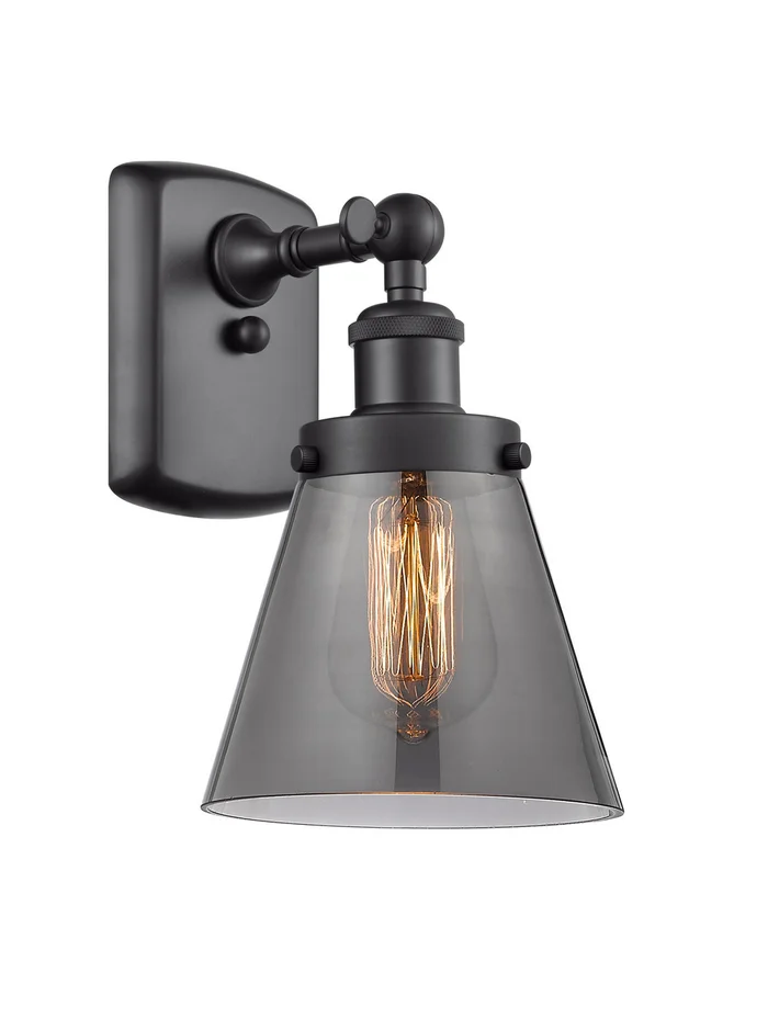 Ballston Urban One Light Wall Sconce in Matte Black (405|916-1W-BK-G63)
