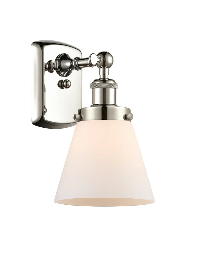 Ballston Urban One Light Wall Sconce in Polished Nickel (405|916-1W-PN-G61)