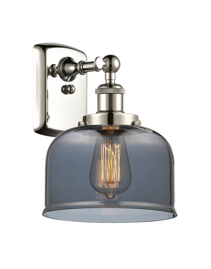 Ballston Urban One Light Wall Sconce in Polished Nickel (405|916-1W-PN-G73)